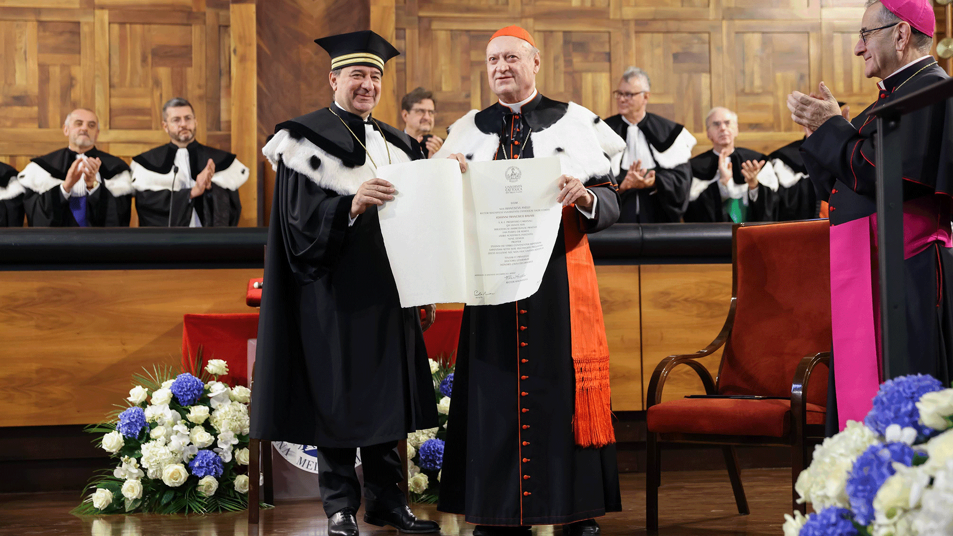 Inaugurazione Anno Accademico 2022 – 2023: il conferimento della laurea honoris causa al Cardinale Gianfranco Ravasi