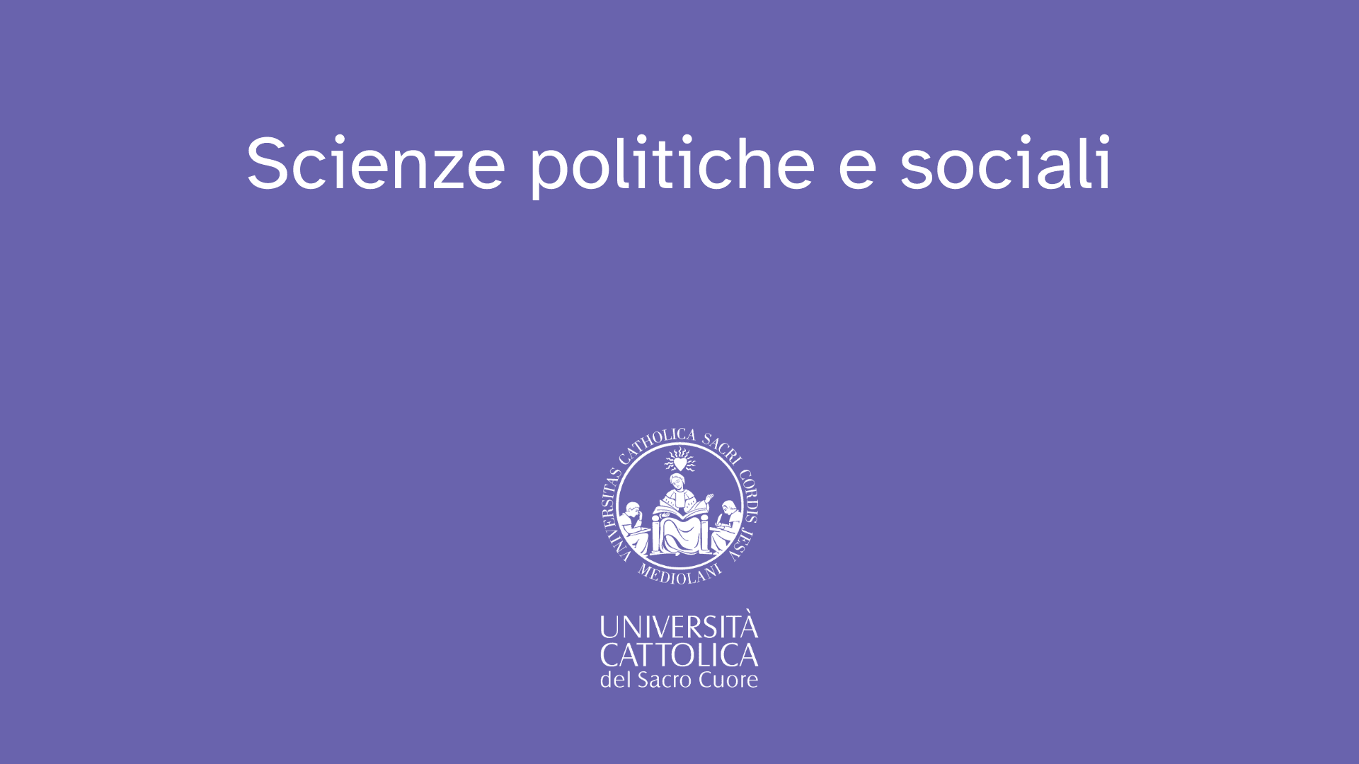 Perché studiare Scienze politiche e sociali in Cattolica