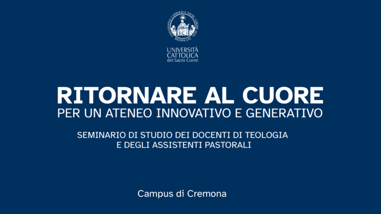 Cover Image for RITORNARE AL CUORE. Per un Ateneo innovativo e generativo