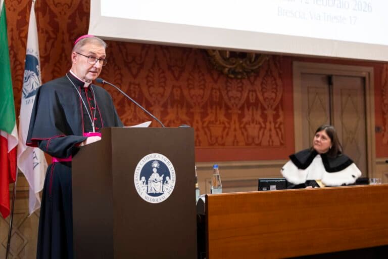 Cover Image for Dies Academicus 2025-2026 nella Sede di Brescia: l’intervento di S.E. Mons. Pierantonio Tremolada