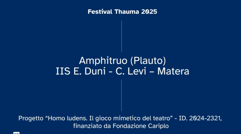 Cover Image for Amphitruo (Plauto) – IIS E. Duni – C. Levi – Matera