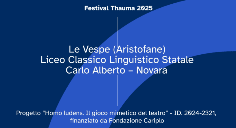 Cover Image for Le Vespe (Aristofane) – Liceo Classico Linguistico Statale Carlo Alberto – Novara