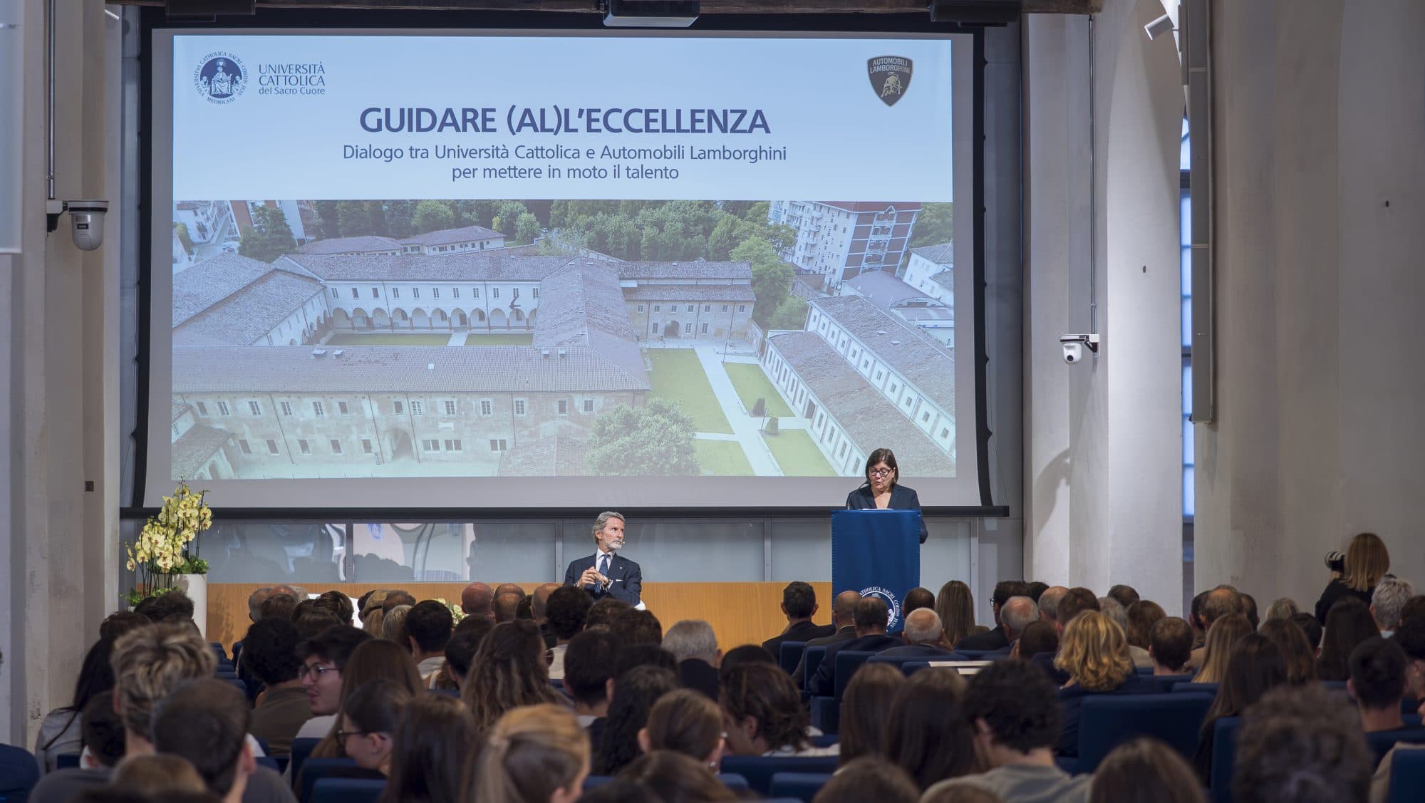 Guidare (al)l’eccellenza: il dialogo tra Università Cattolica e Automobili Lamborghini per mettere in moto il talento